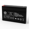 Battery Clerk AJC Elan NPKA Emergency Light Replacement Battery 1.3Ah, 6V, F1 AJC-C1.3S-V-0-188381